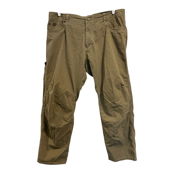 Kuhl Revolvr Mens 40x30 Vintage Patina Dye Nylon Cotton Hiking Straight Leg Pant - Picture 1 of 13